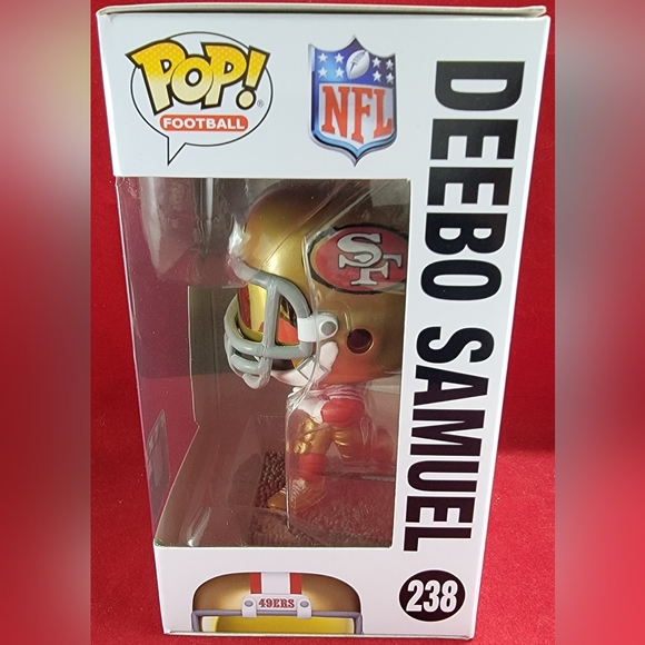 Deebo Samuel funko # 236 (nib) with pop protector - Picture 7 of 7